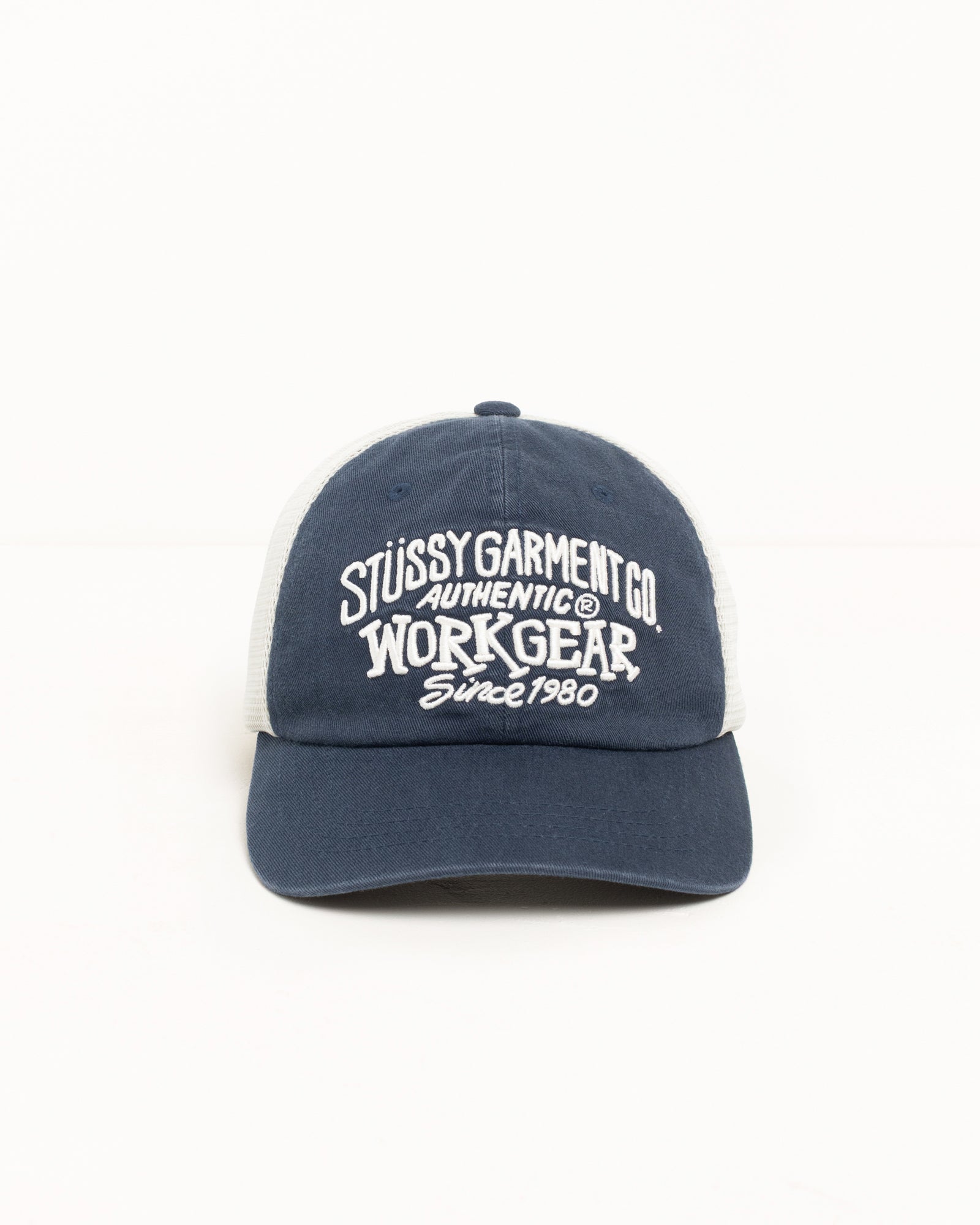 Stussy Workgear Trucker cappello rete Navy