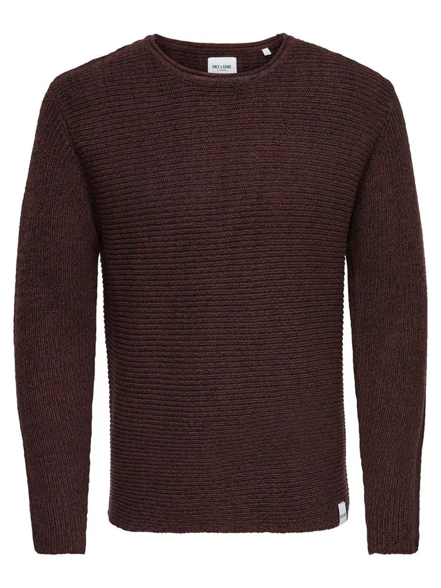 ONLY & SONS Onssato maglione uomo in cotone multicolore