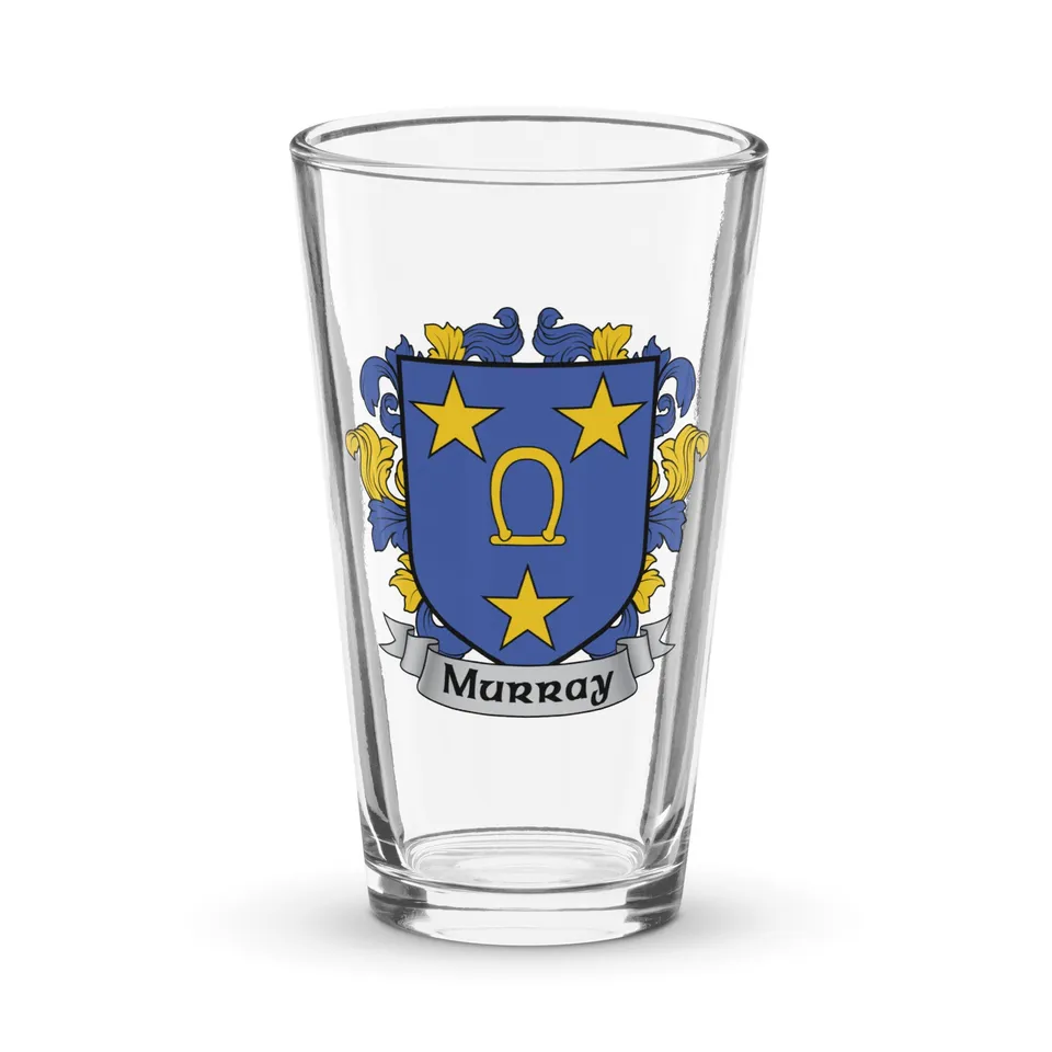 7.62 Design Murray Irish Crest bicchiere pinta vetro 473 ml