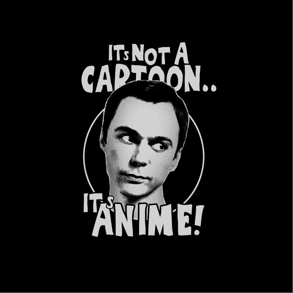 MAKAYA It's Anime T-Shirt donna L nera cotone nerd