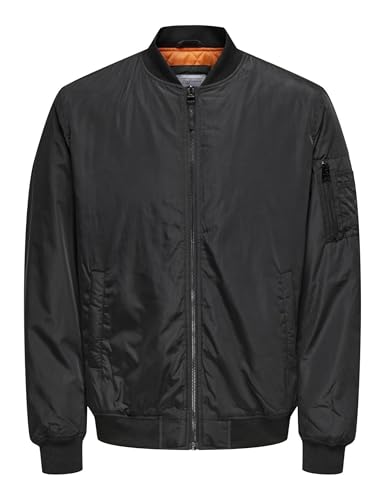 ONLY & SONS Joshua Bomber Uomo Nero Taglia S