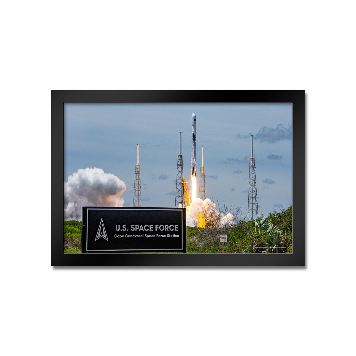 7.62 Design Space Force Cape Canaveral stampa 14"x20"