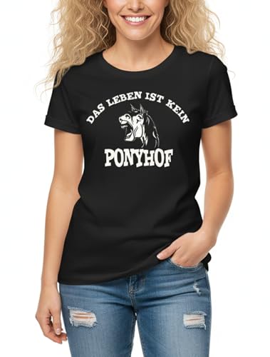 MAKAYA T-Shirt Donna cavallo L cotone letto di rose