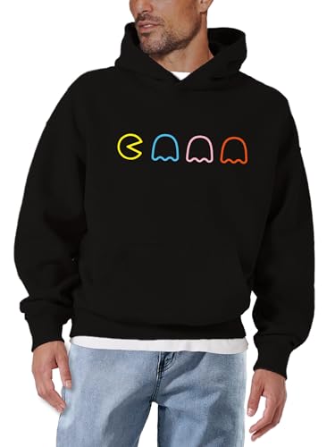MAKAYA Felpa con Cappuccio Vintage Gaming Uomo XL Cotone