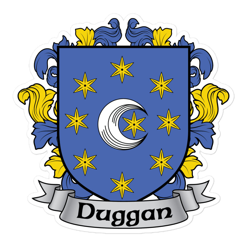 7.62 Design Duggan Irish Family Coat of Arms Adesivo 7,6 cm