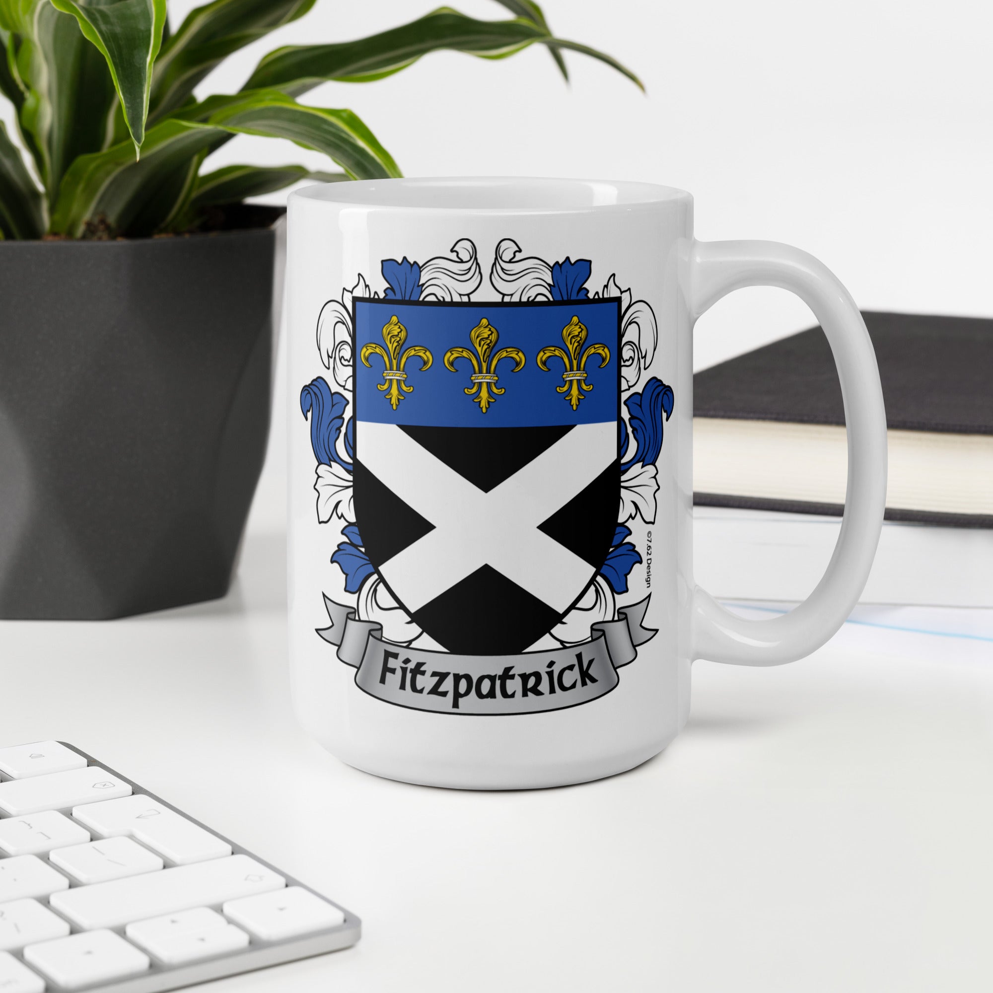 7.62 Design Fitzpatrick tazza ceramica 15oz stemma