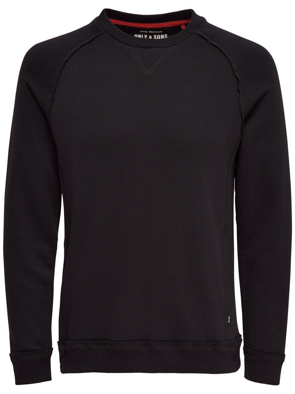 ONLY & SONS Onsfrede felpa girocollo uomo L nero cotone
