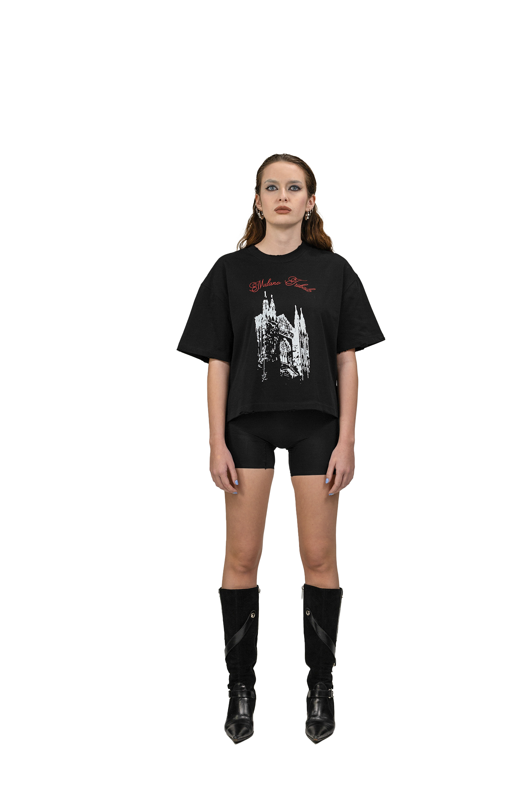 Tiat Milano tribale Black Tribal Milan t-shirt nera