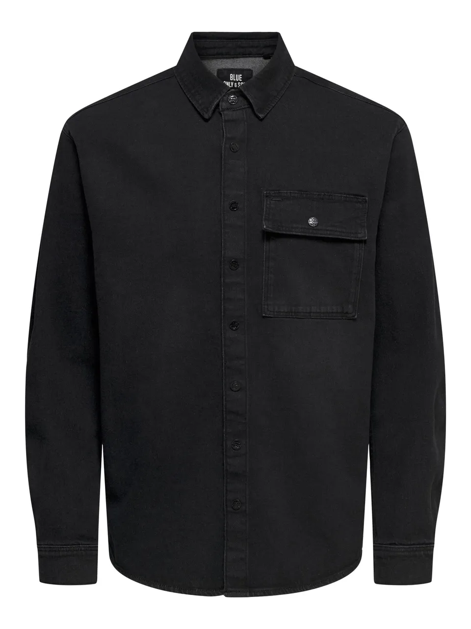 ONLY & SONS Denim Overshirt Camicia Jeans Uomo