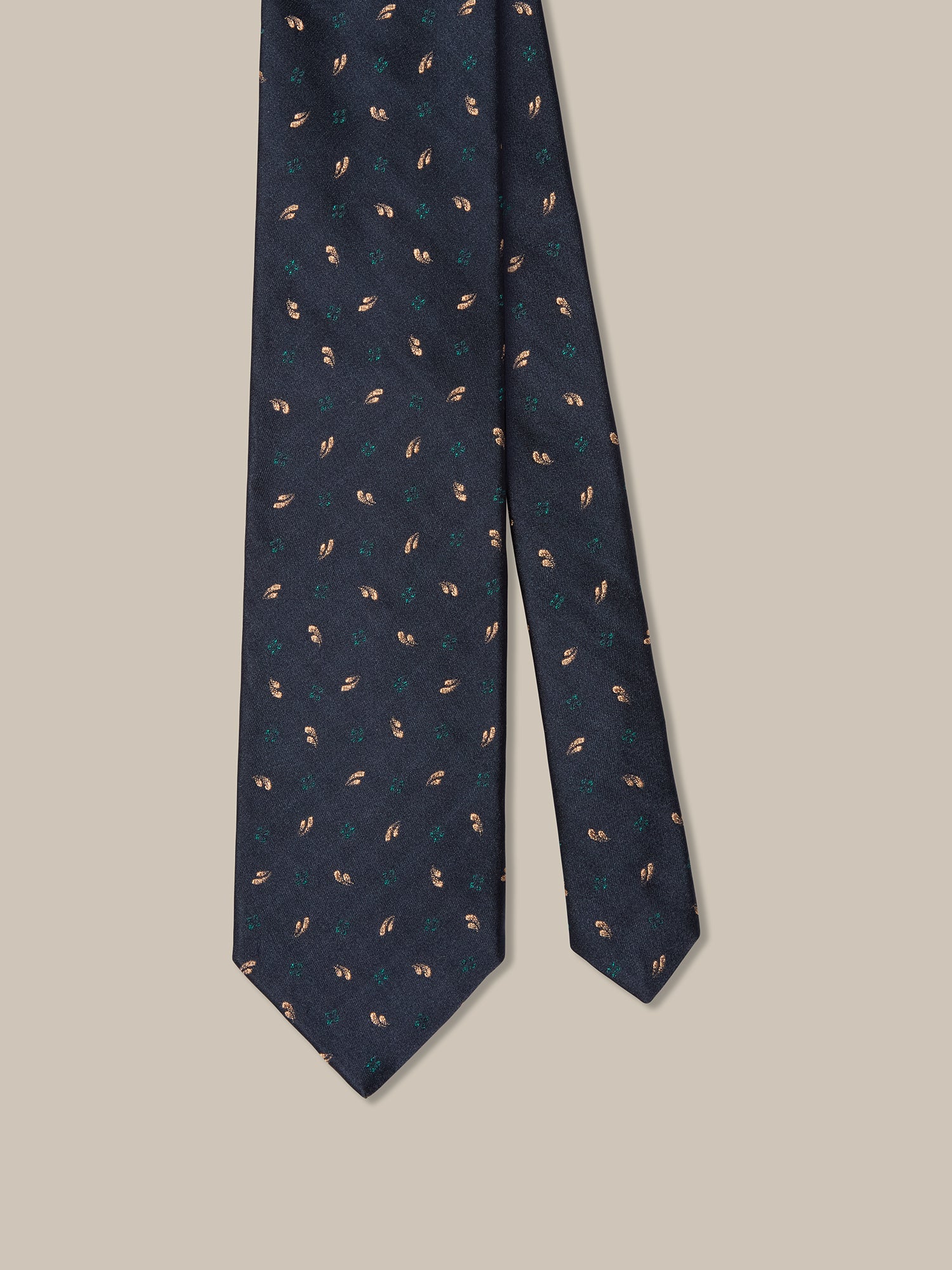Robert Talbott Robert cravatta seta teal