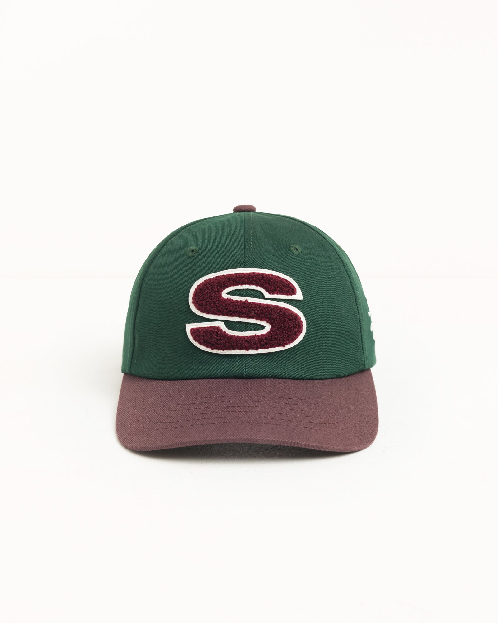 Stussy Chenille S Snapback Cap berretto spruce cotone