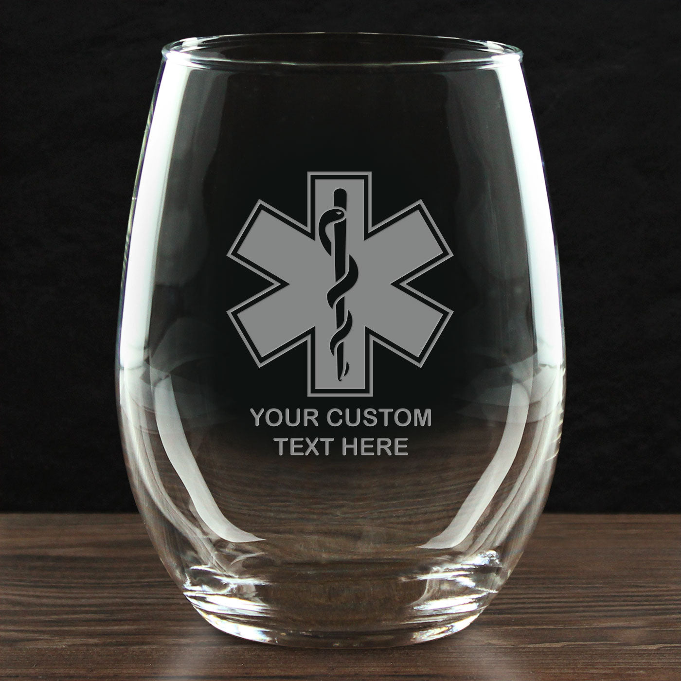 7.62 Design Firefighter bicchiere vino senza stelo 21oz Maltese Cross