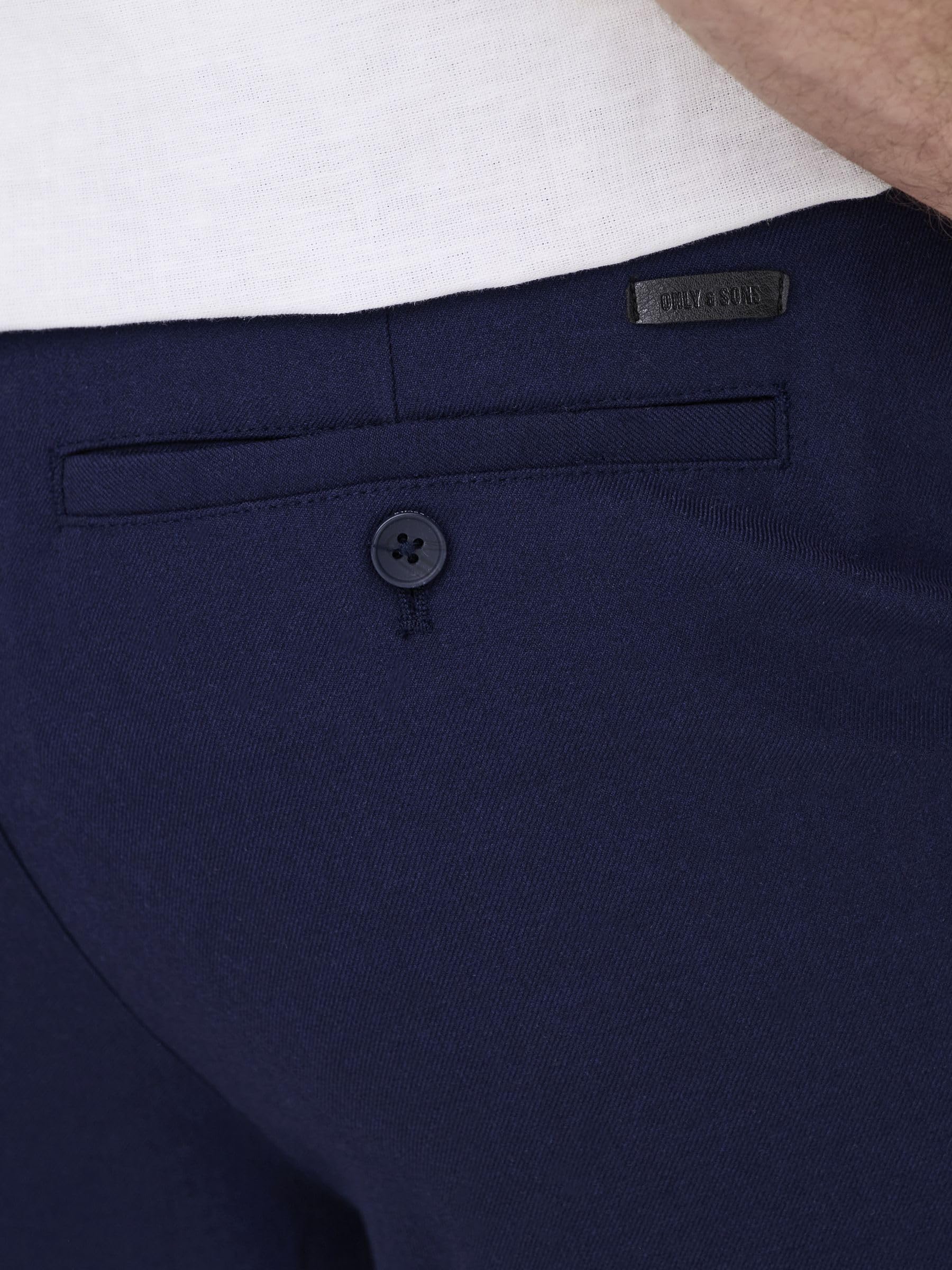 Only & Sons Onsbrad Pantaloni Uomo Slim Nero 30W/32L