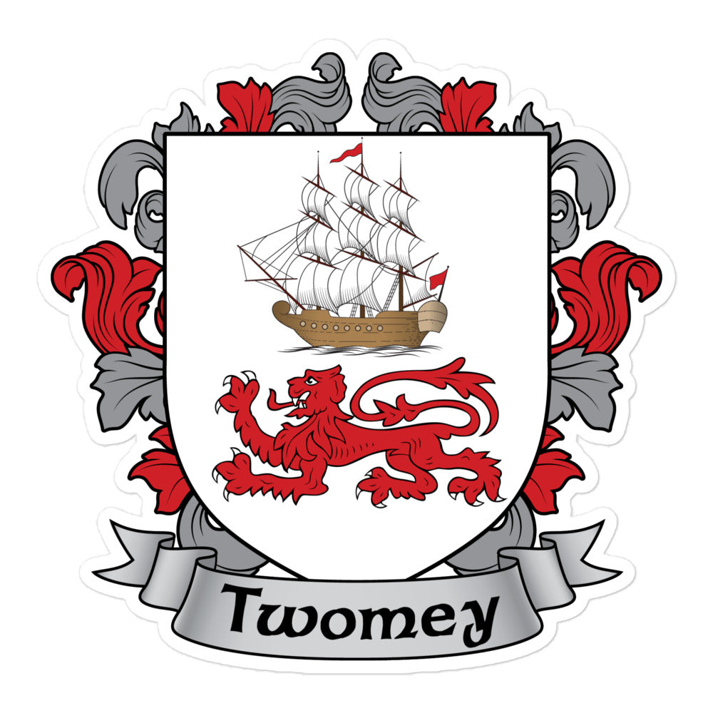 7.62 Design Twomey Coat of Arms adesivo vinile 10x10 cm