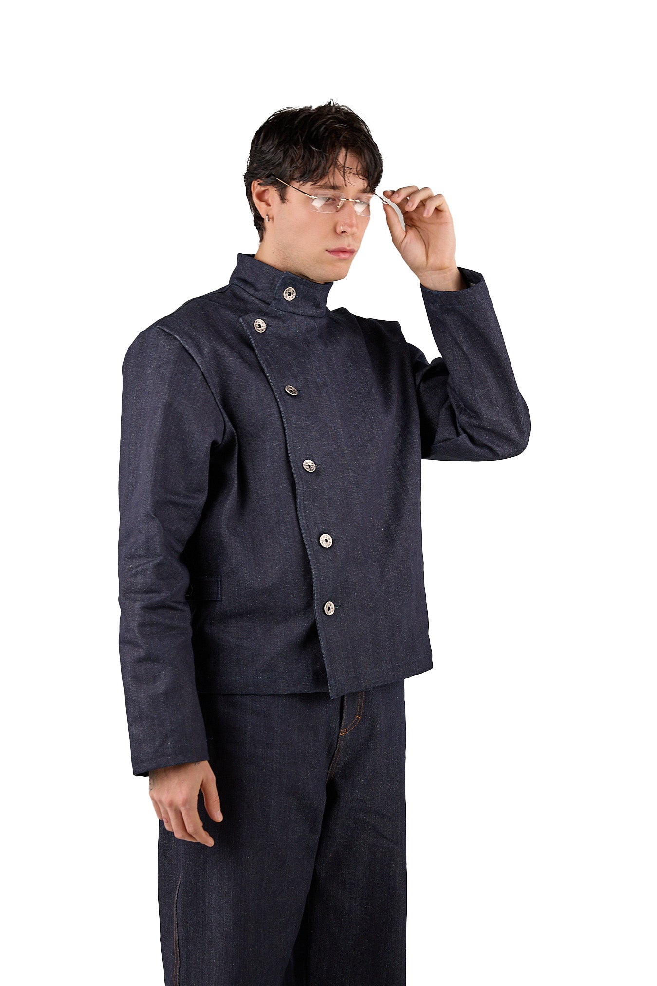 Tiat Fallen Angels Raw fencing jacket giacca denim 14OZ