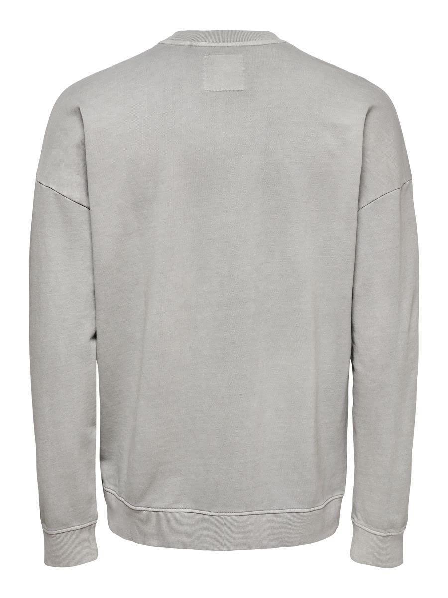 ONLY & SONS Bruce Felpa uomo loose girocollo sweat