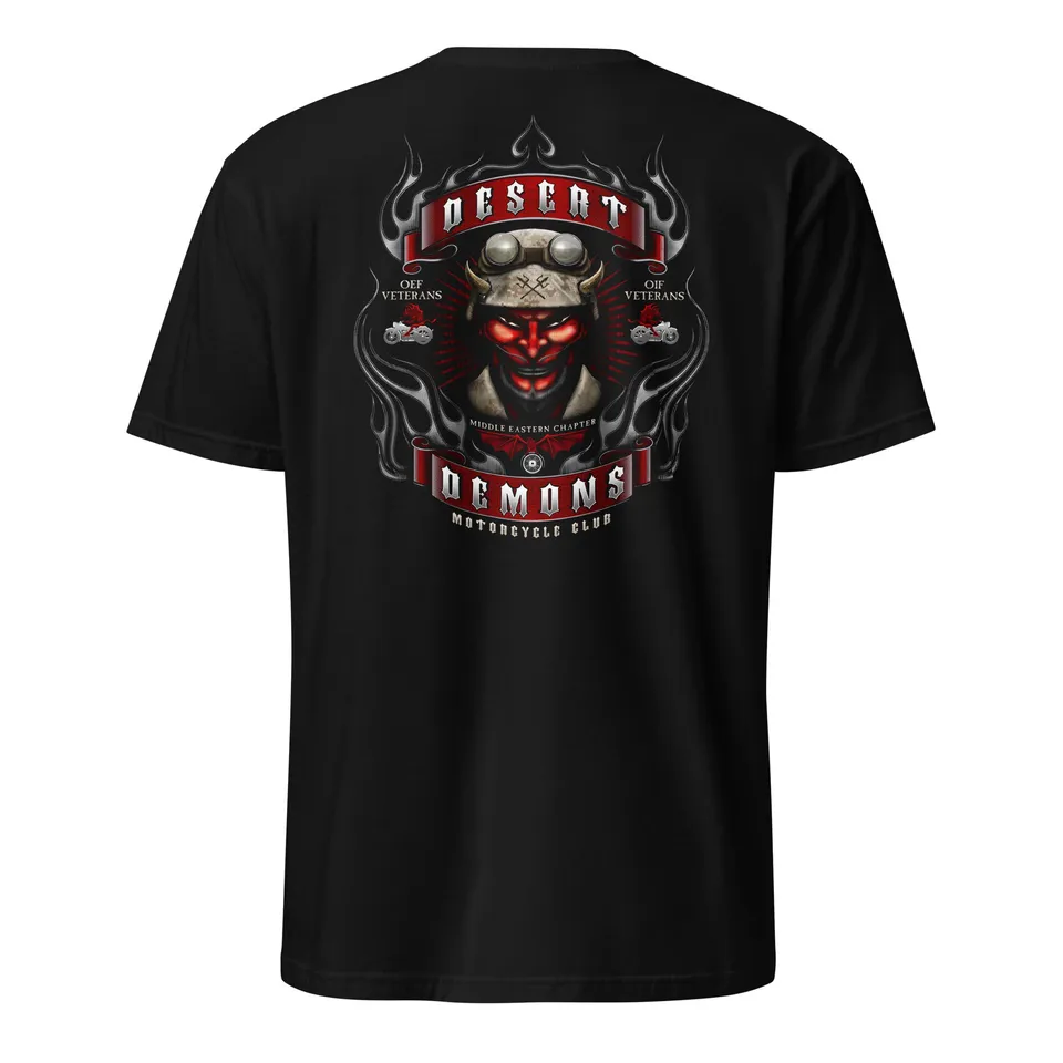7.62 Design Desert Demons maglietta uomo cotone nera