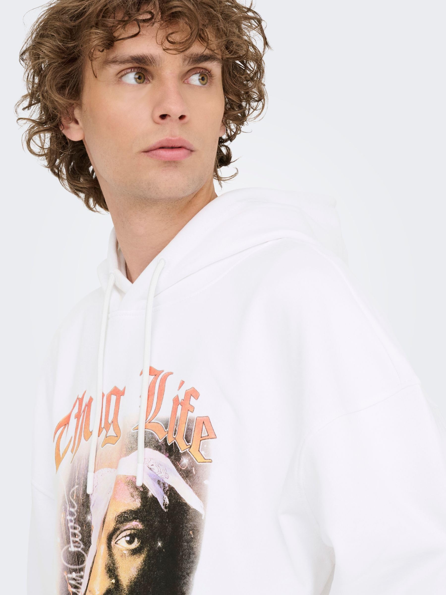 ONLY & SONS Onstupac Felpa Uomo M girocollo cotone regular fit
