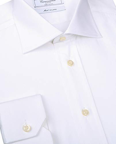 Camicissima Permanent Camicia Bianca Slim Manica Lunga