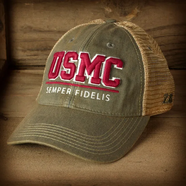 7.62 Design Semper Fidelis cappello trucker grigio cotone