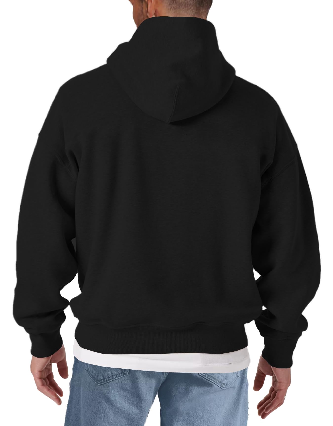 MAKAYA Skull felpa con cappuccio uomo 4XL teschio cotone