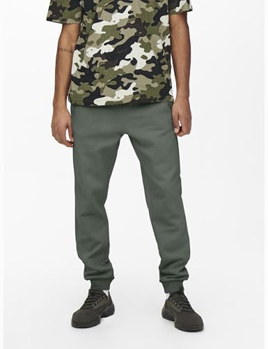 Only & Sons Onsceres L pantaloni tuta felpati grigi