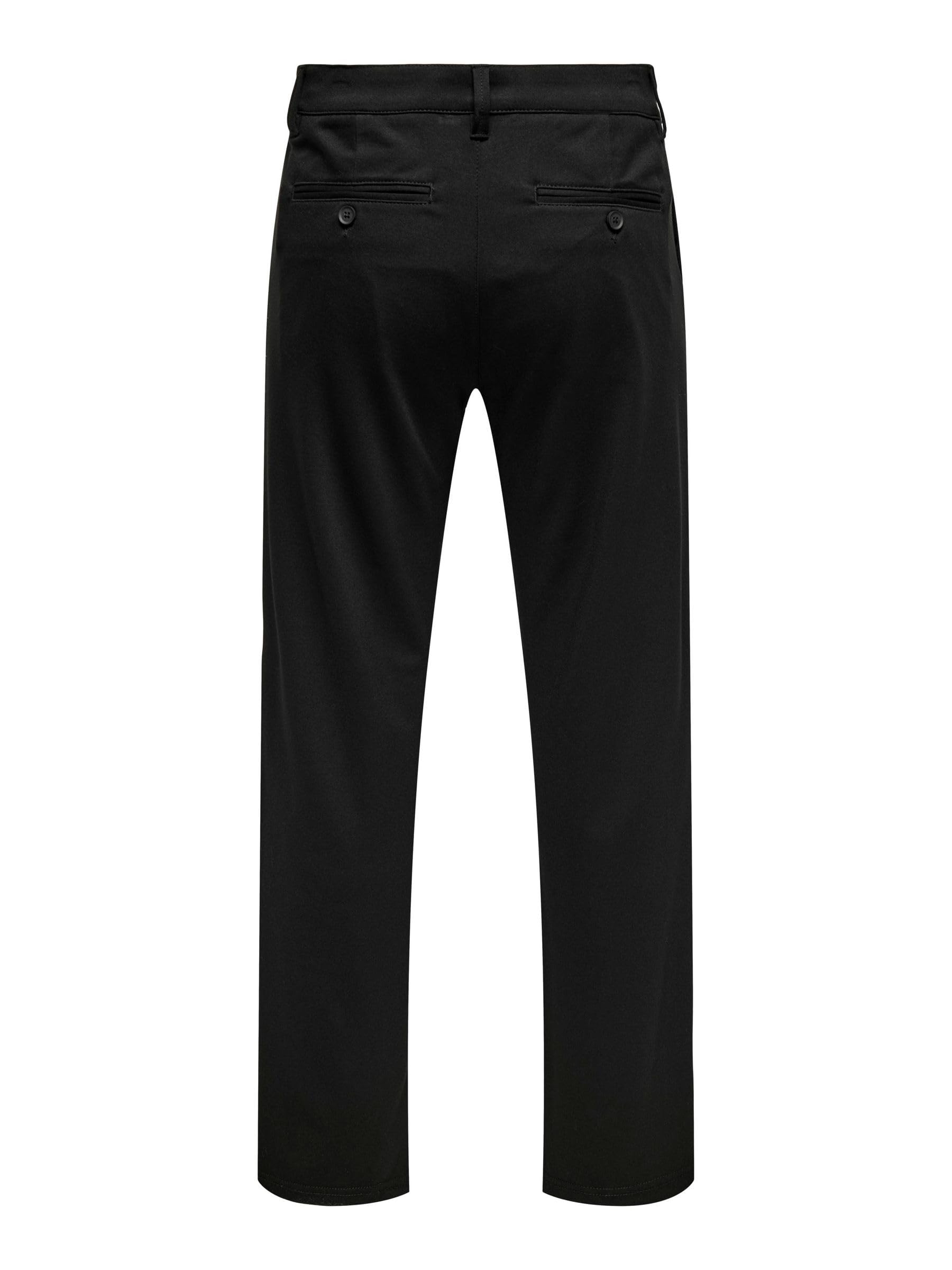 ONLY & SONS Onsmark 0209 Pantaloni Uomo 34W/30L Nero