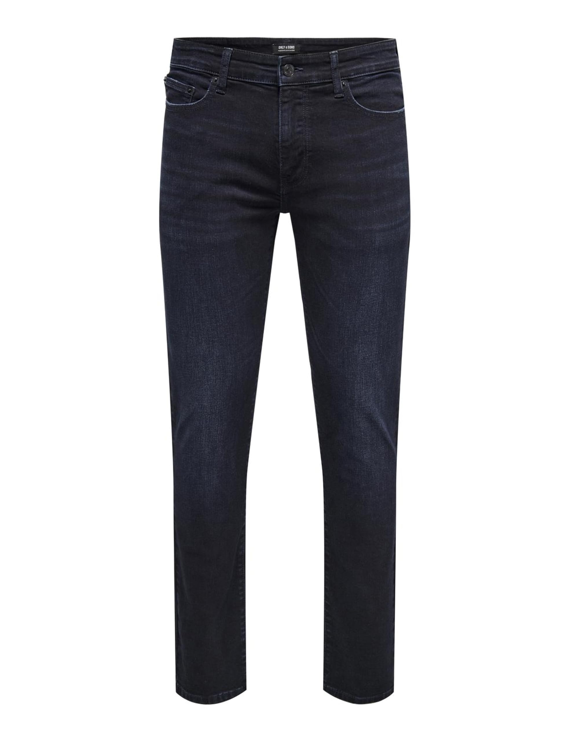 Only & Sons Loom Jeans Uomo Slim Vita Bassa Dark Grey