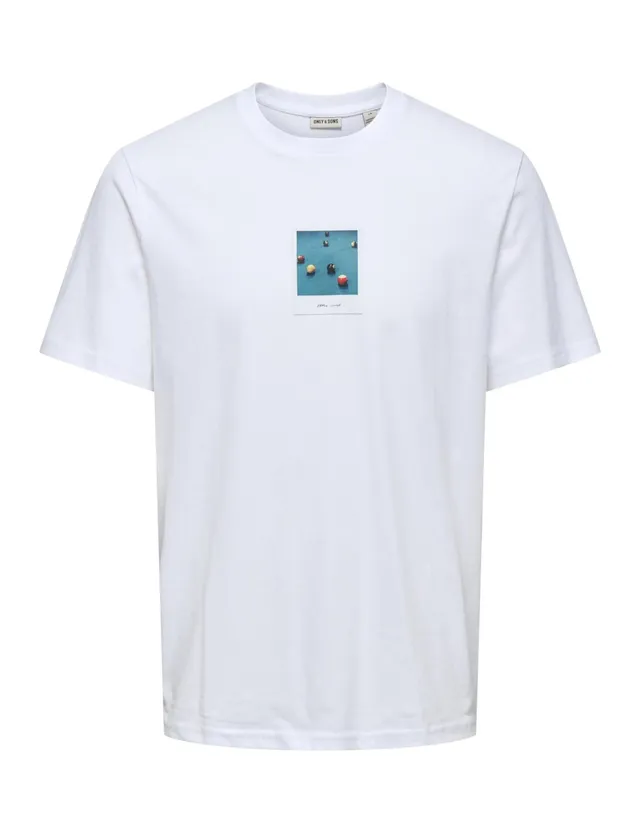 Only & Sons Onsmilo Photo Reg SS Tee T-Shirt Uomo M Maniche Corte