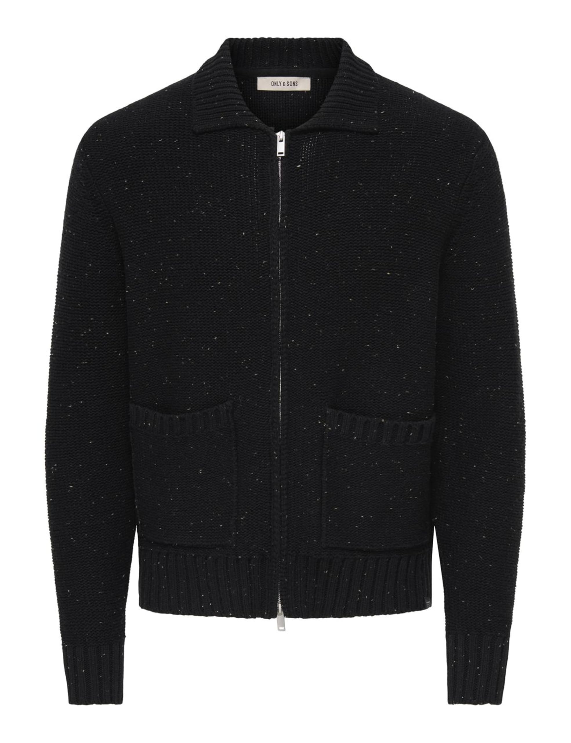 Only & Sons Onssting RLX Naps cardigan uomo XXL nero bottoni