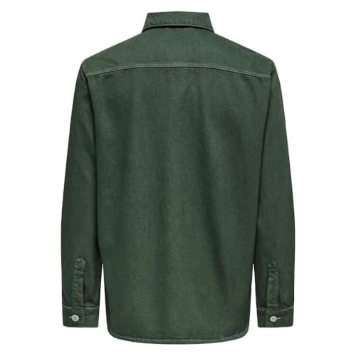Only & Sons Dago Giacca Verde Scuro Uomo Cotone