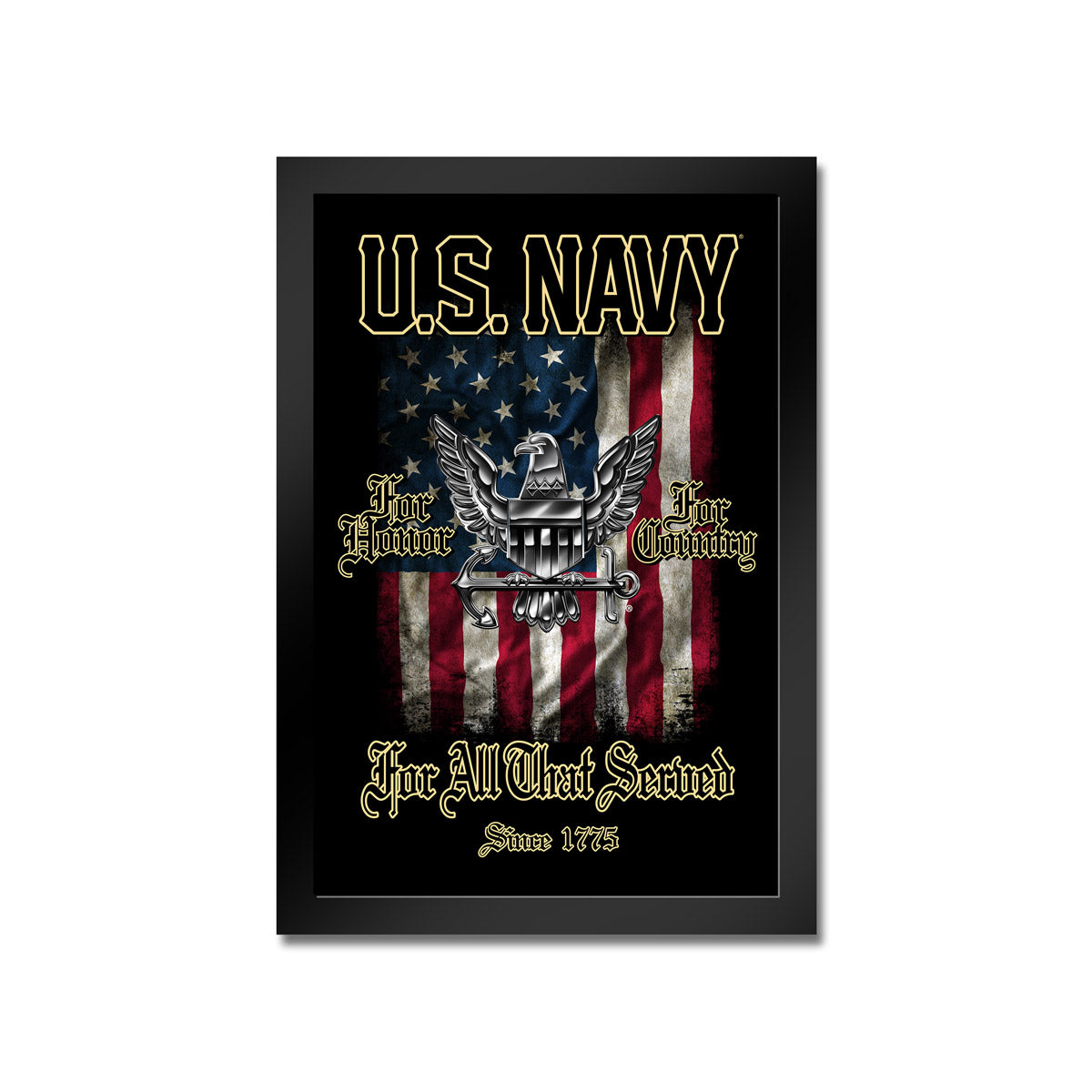 7.62 Design Home Stampa Incorniciata Navy For Those 14x20