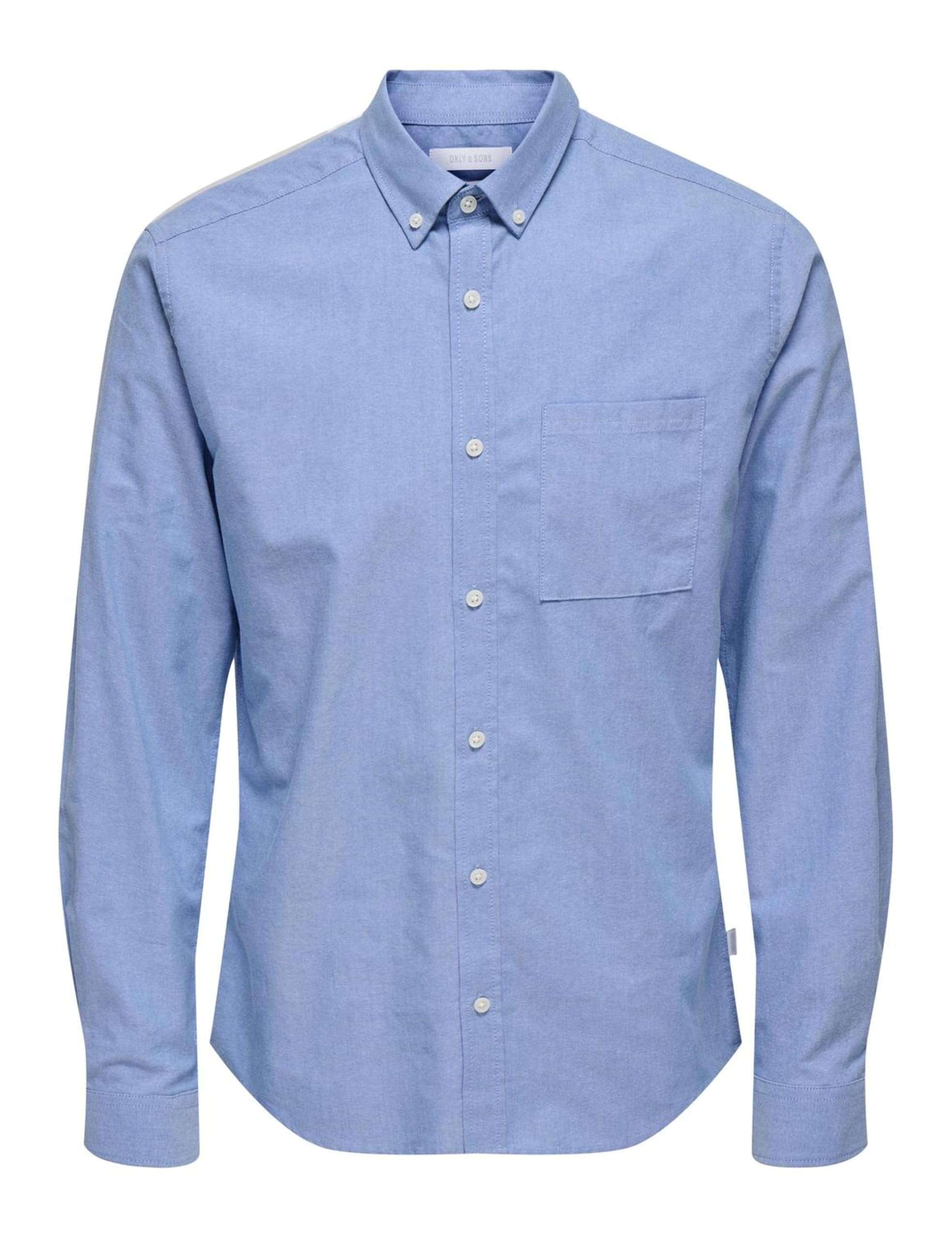 ONLY & SONS Onsalvaro Camicia Oxford Uomo Manica Lunga