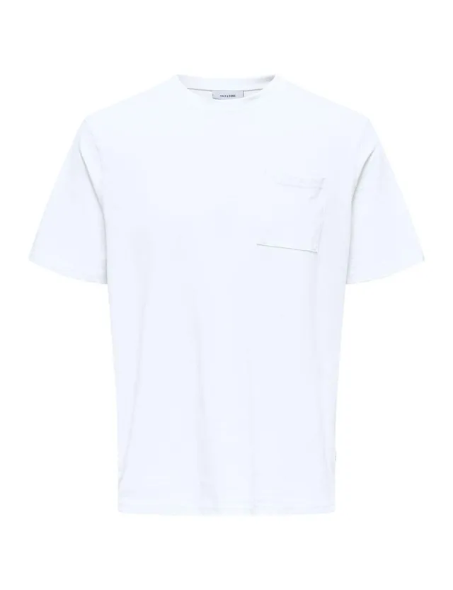 Only & Sons Onsbenne Pocket SS Tee Noos T-Shirt S Bianca
