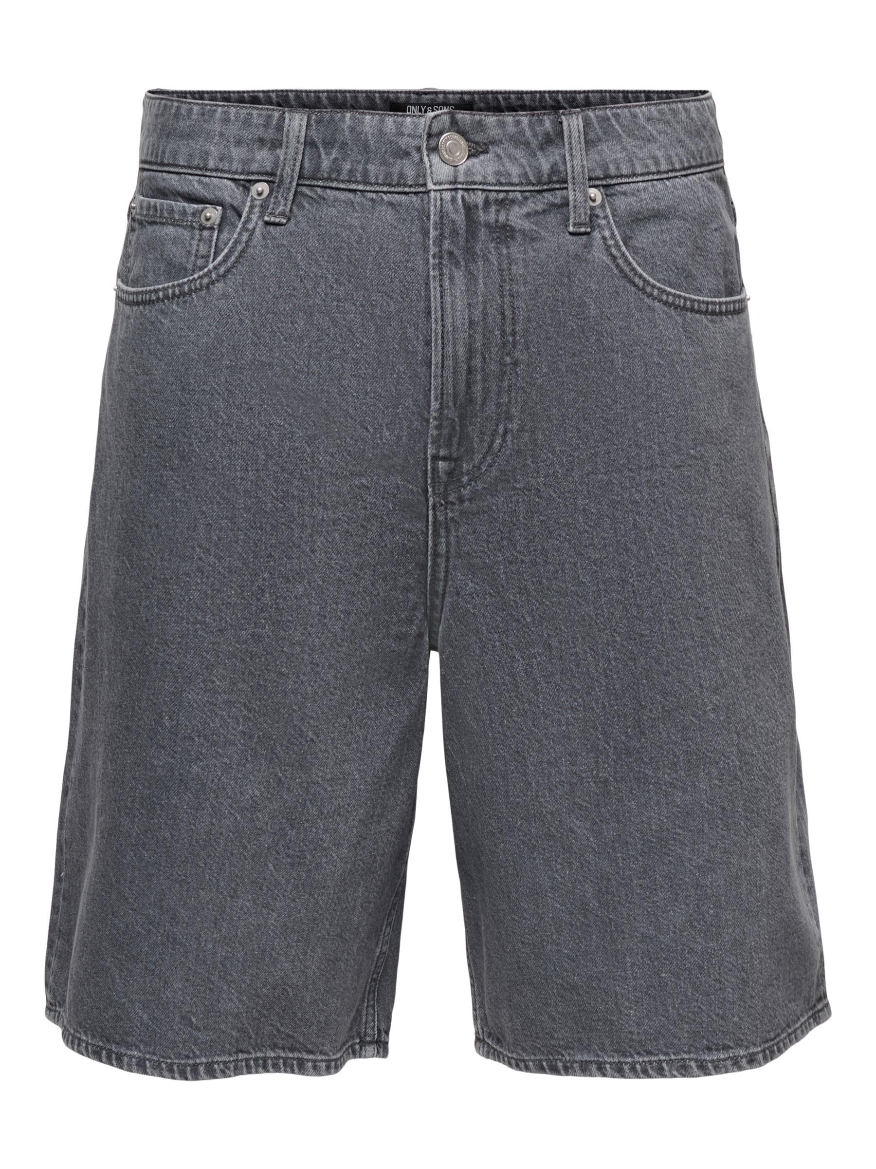 ONLY & SONS Onsremi Shorts Uomo XL Denim Blu Wide
