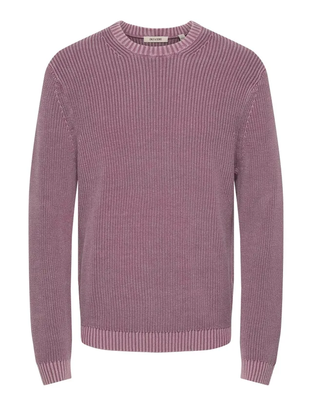 ONLY & SONS Onsrosu Reg 7 Wash Maglione Uomo XXL Girocollo Regular