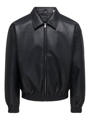 Only & Sons Onsrex Giacca XXL Nero Uomo Leggera