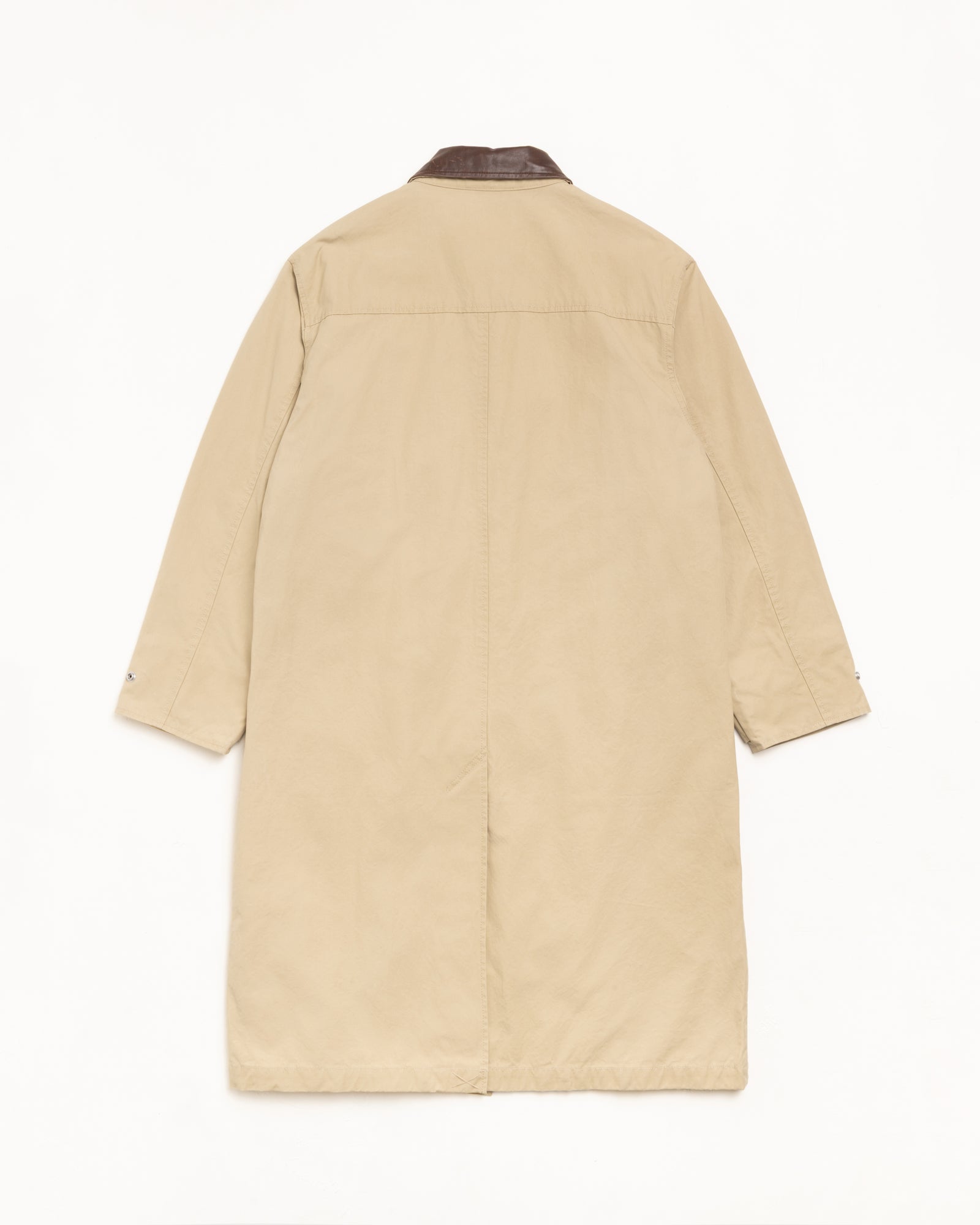 Stussy Duster Coat spolverino kaki 100% cotone