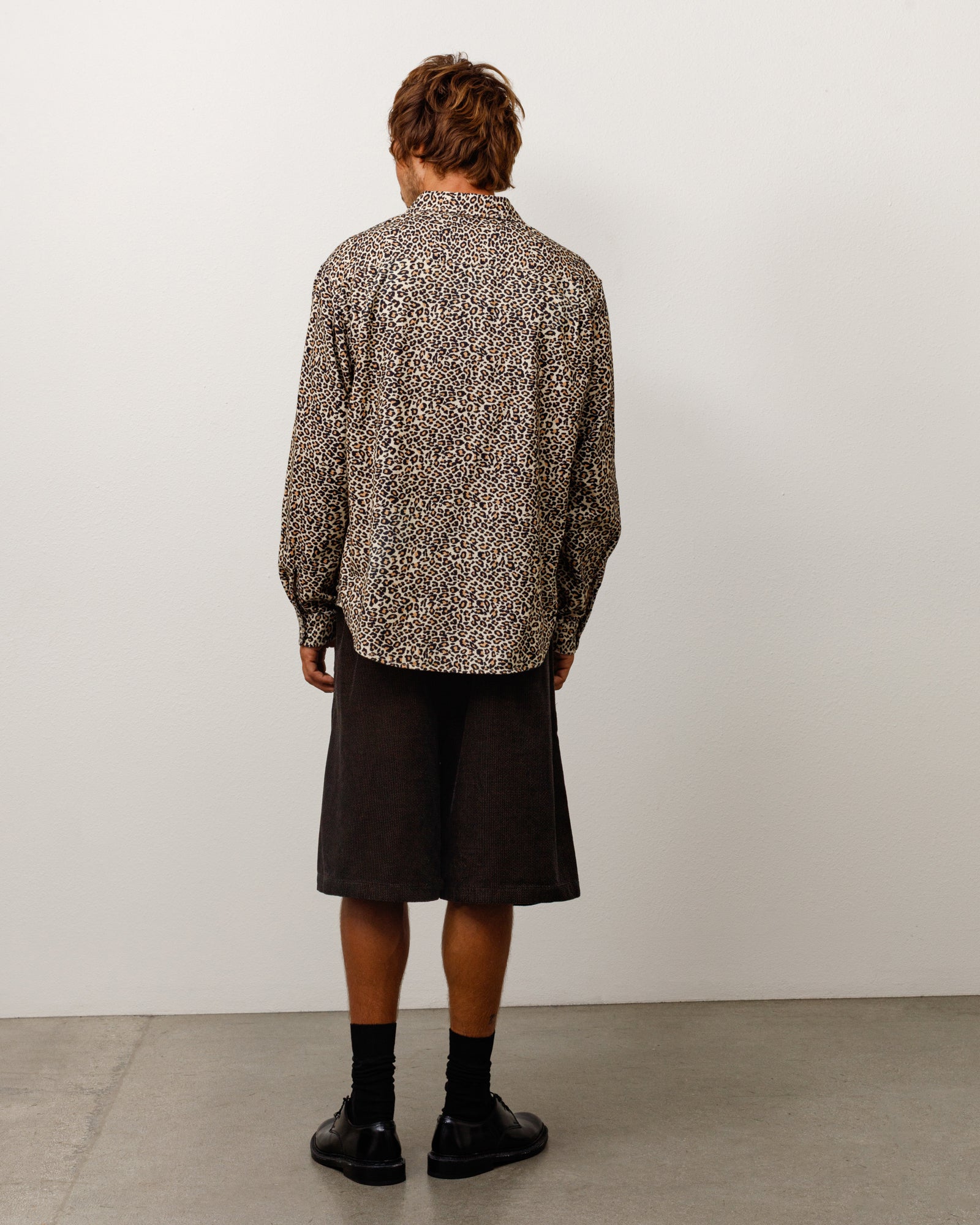 Stussy Baggy Twill Cord Beach Short shorts nero 100% cotone