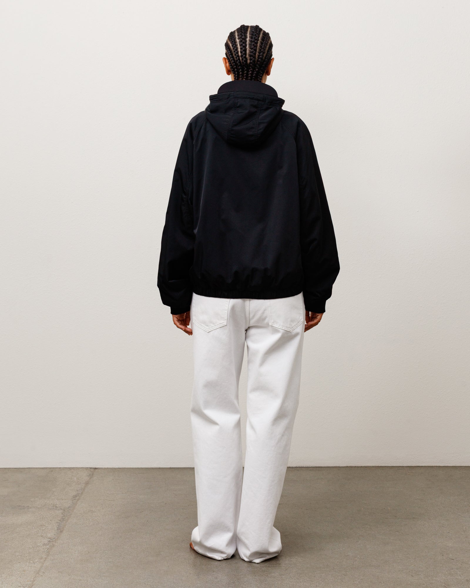 Stussy Coastline Hooded Jacket giacca Black nylon fleece