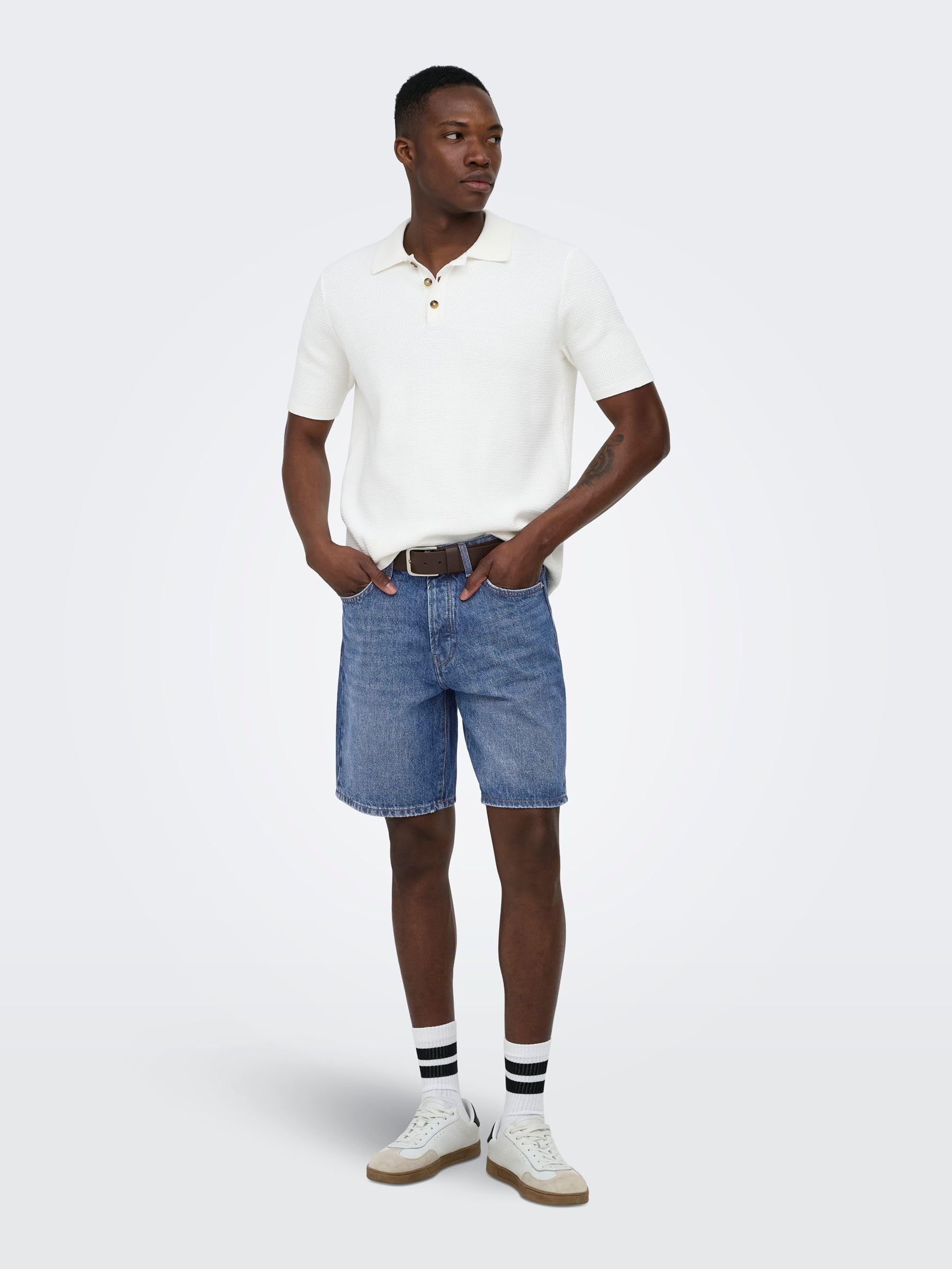 ONLY & SONS Onsedge 3223 Tai pantaloncini denim taglia M