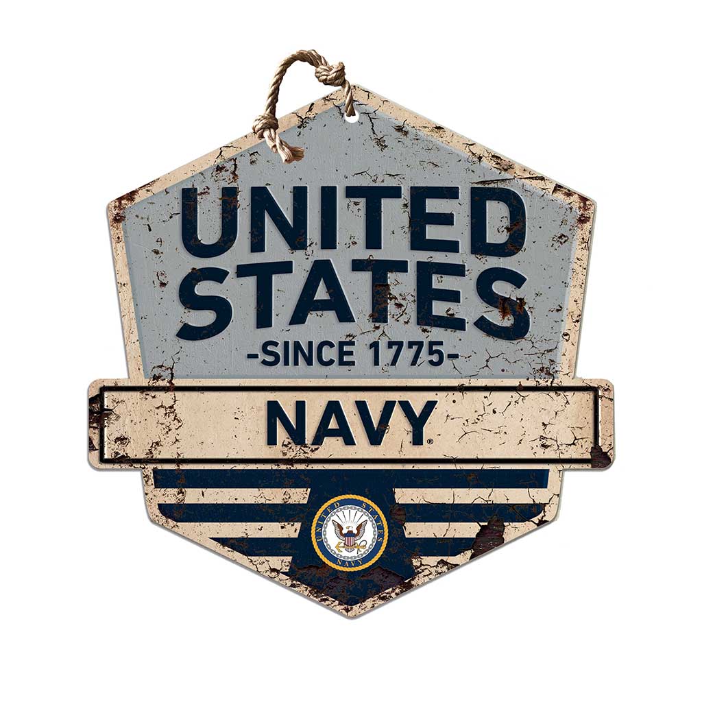 7.62 Design US Navy Logo Cartello Legno 50,8 cm