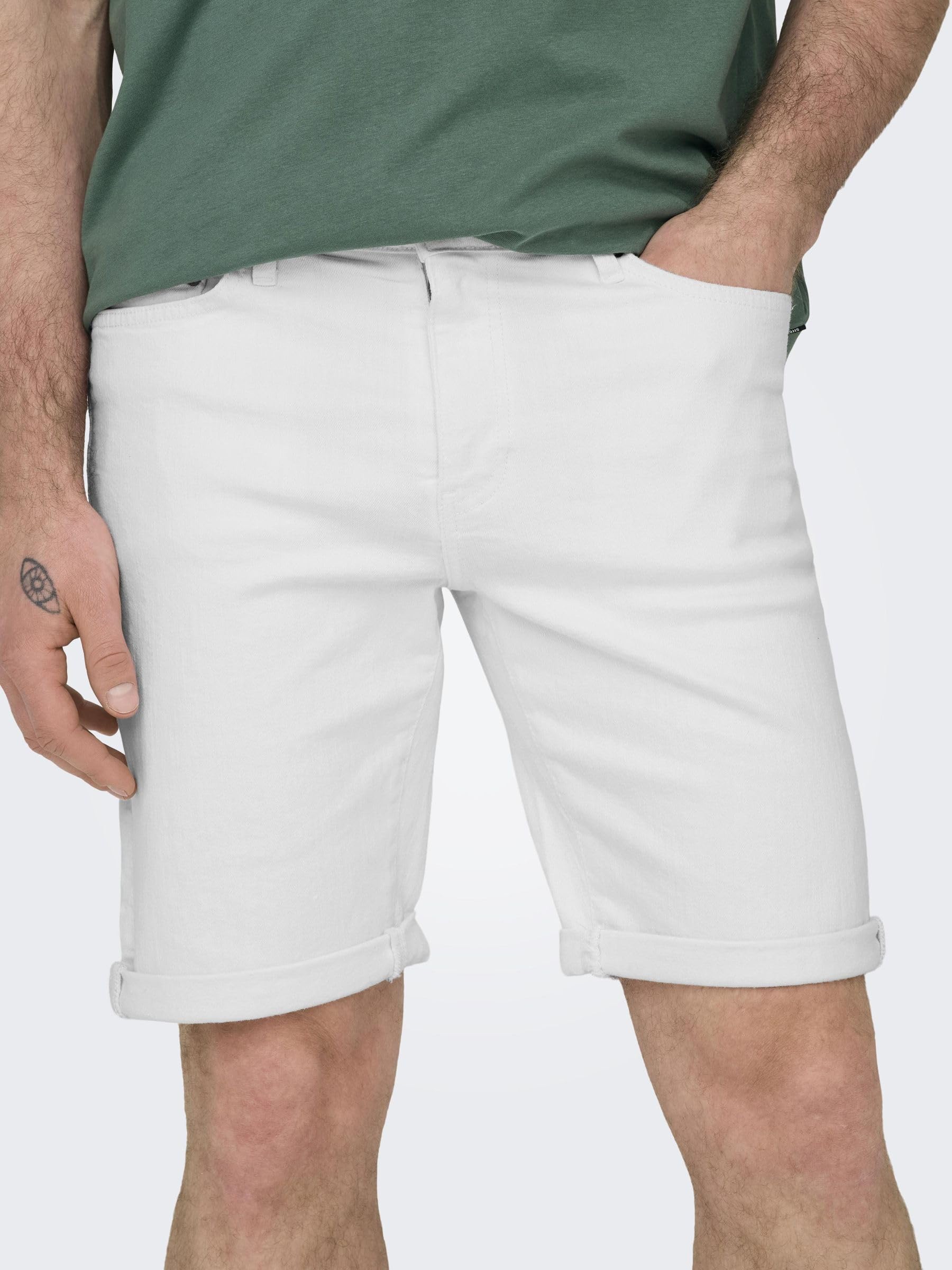 ONLY & SONS Pantaloncini Shorts Uomo XL Casual