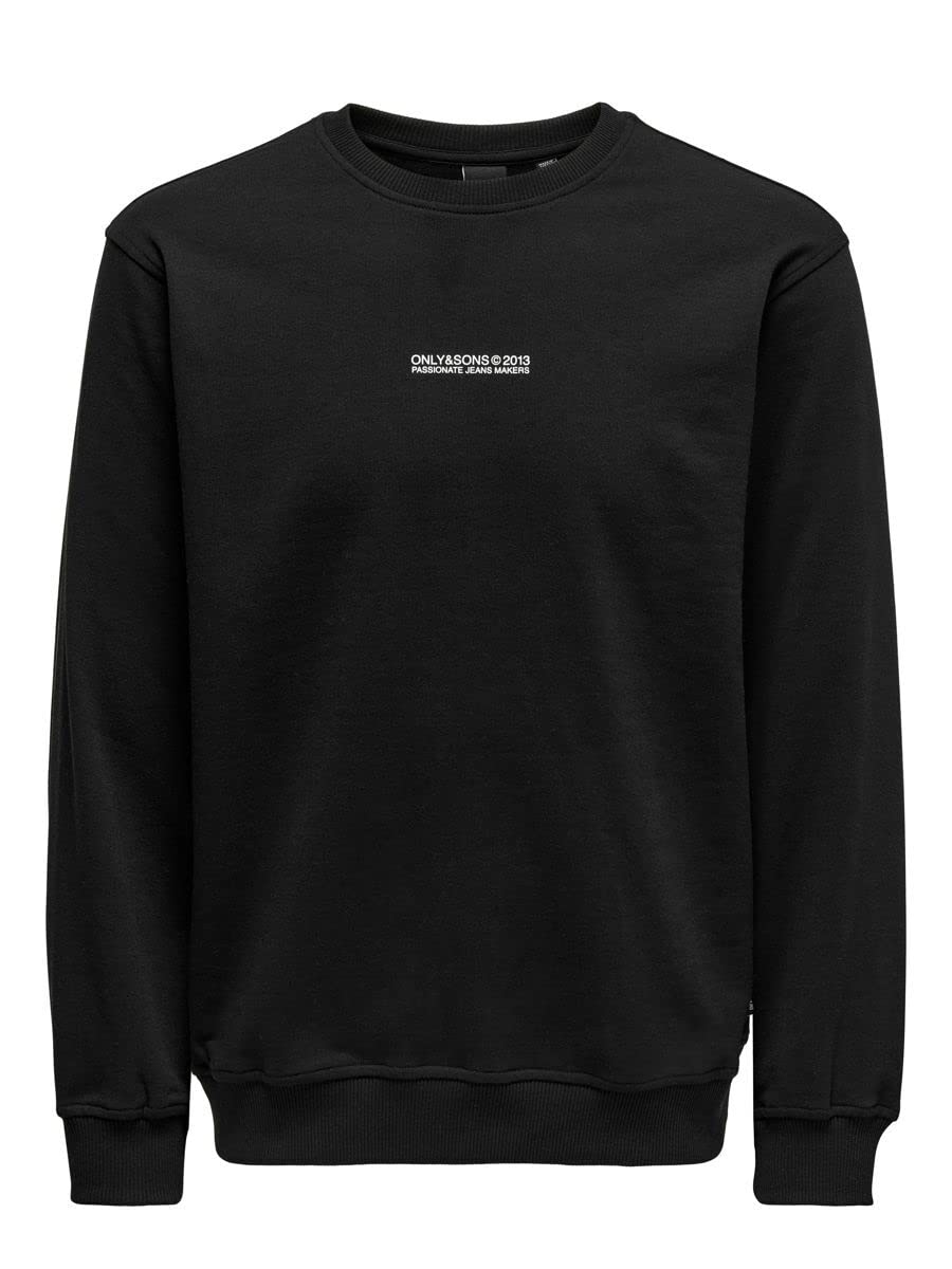 ONLY & SONS Felpe Maglia di Tuta Felpa Nero