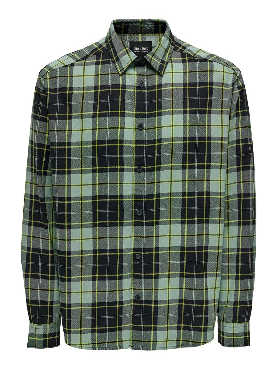 ONLY & SONS Yox Life Camicia Uomo XL a Quadri