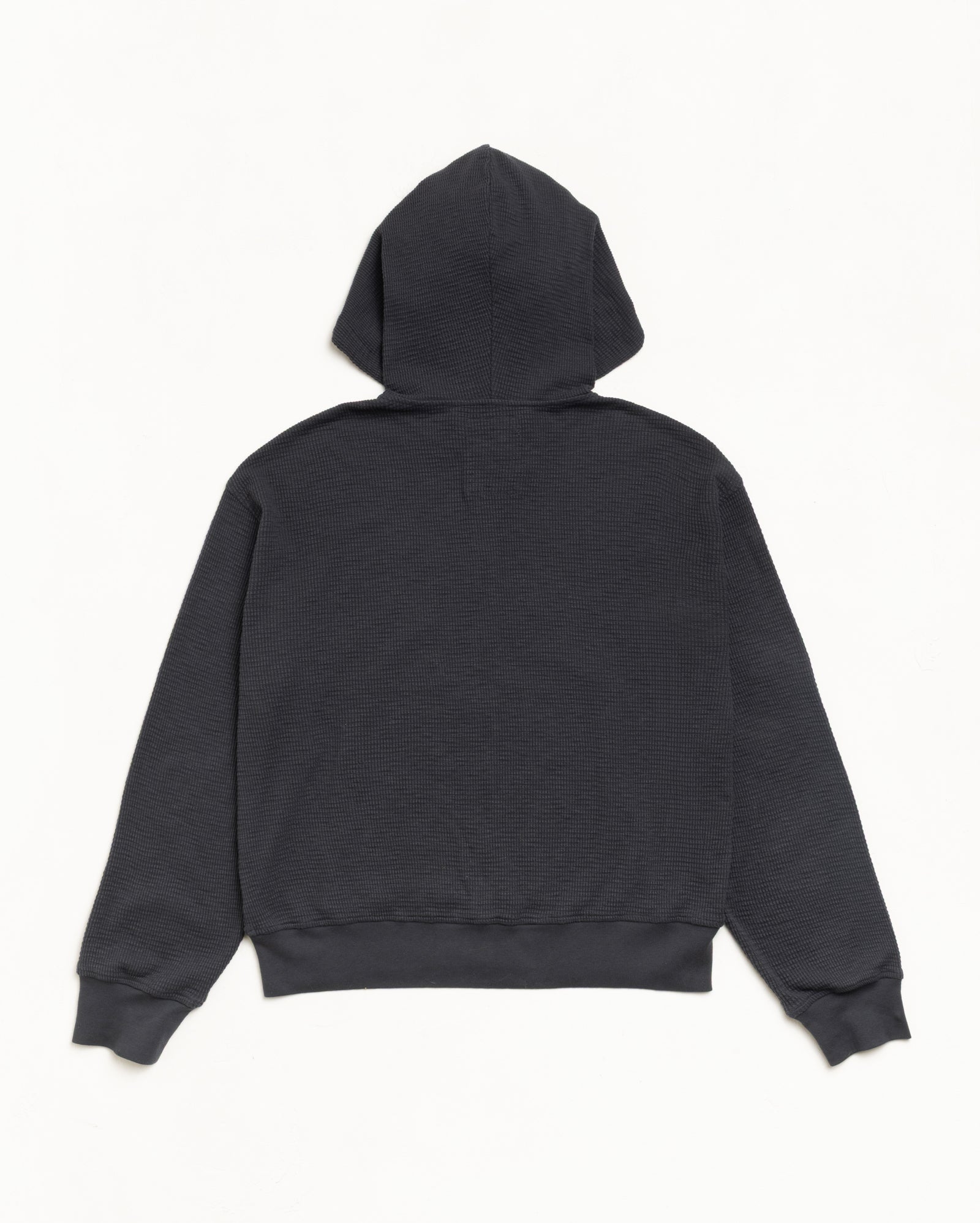 Stussy Thermal Hoodie felpa Faded Black termica