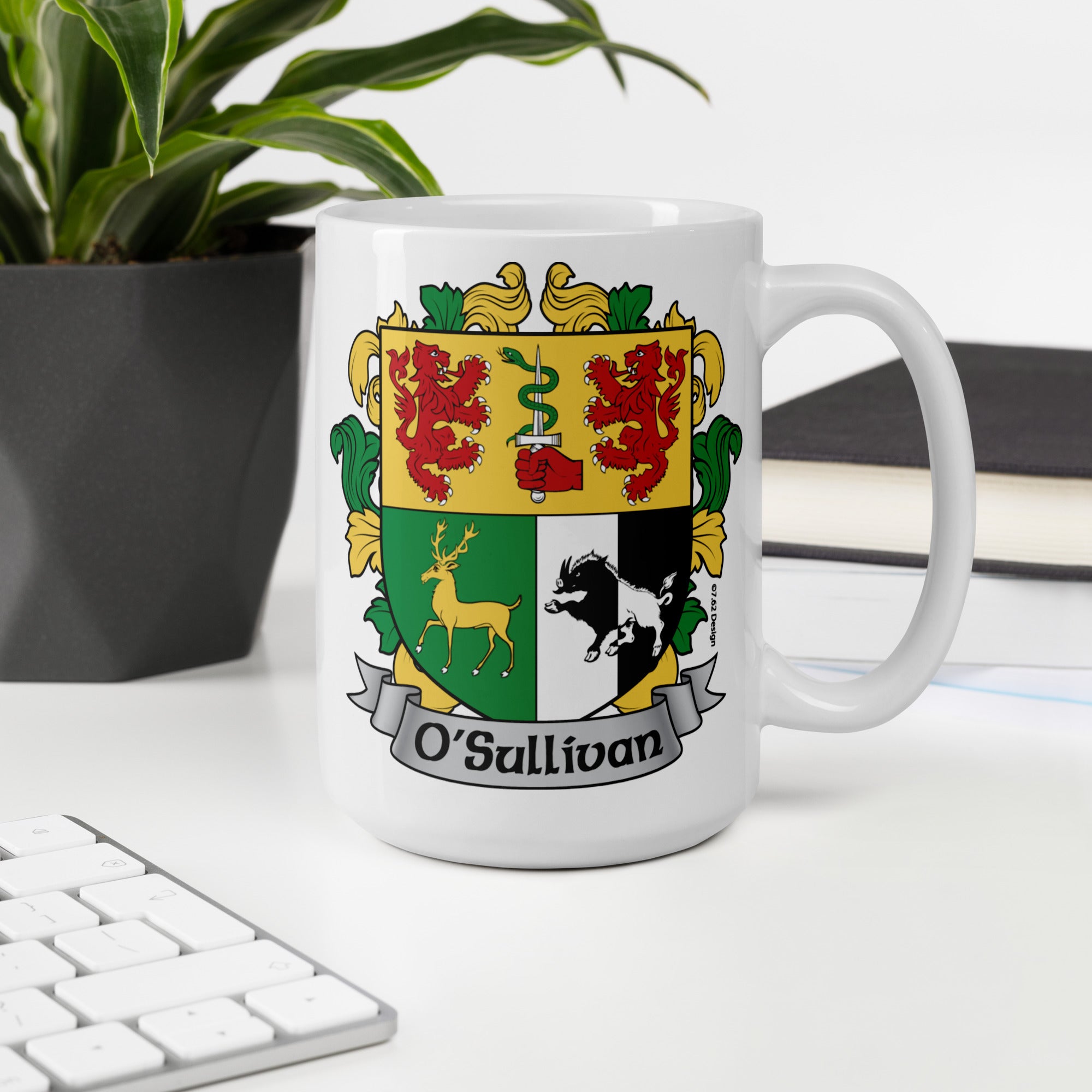 7.62 Design O'Sullivan tazza ceramica 15oz stemma