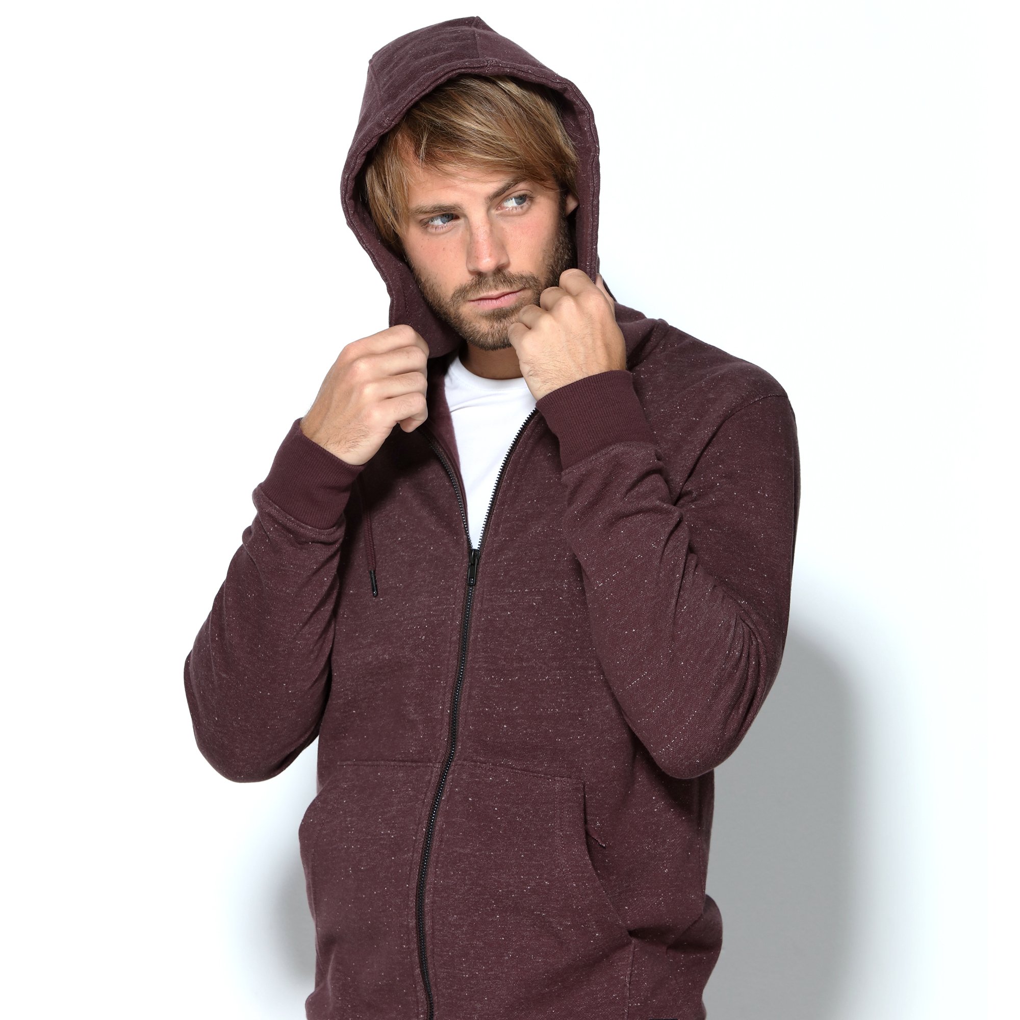 Only & Sons Onsfiske Zip felpa uomo con cappuccio