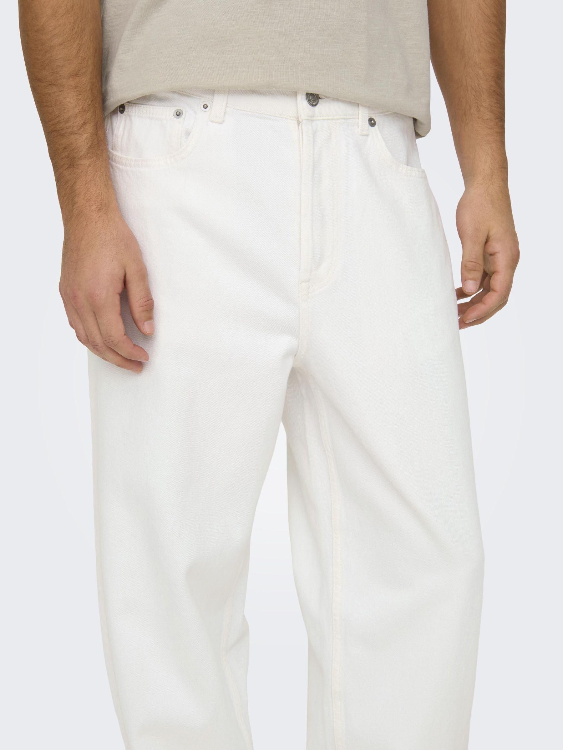 Only & Sons Onsfade Loose Jeans uomo 33W/32L vita media