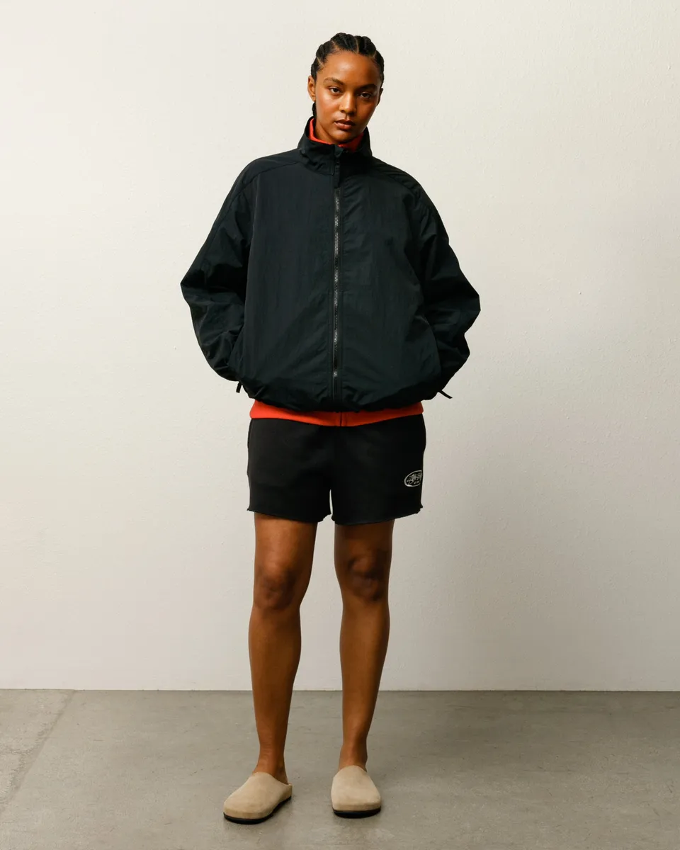 Stussy Lightweight Mock Jacket giacca Black nylon leggera